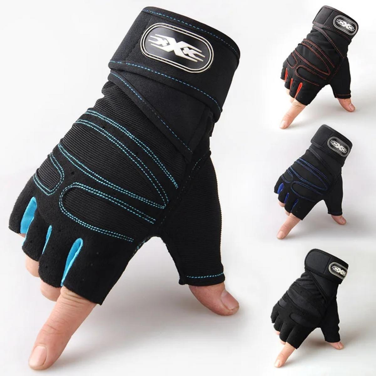 Workout Glove Gym - フィットネス重量挙げリストバンド手袋ジム手袋男性女性ボディビルトレーニングスポーツエクササイズサイクリンググローブ耐衝撃