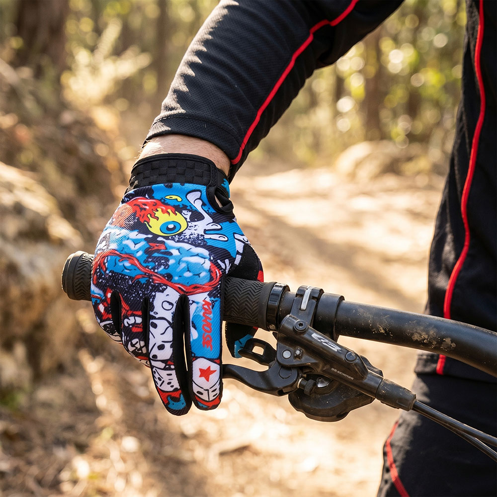 Cycling Glove Padded - FASTGOOSE 夏オフロード通気性モトグローブ DH MX MTB ダート自転車レースサイクリングハイキングモトクロスモータースポーツグローブ