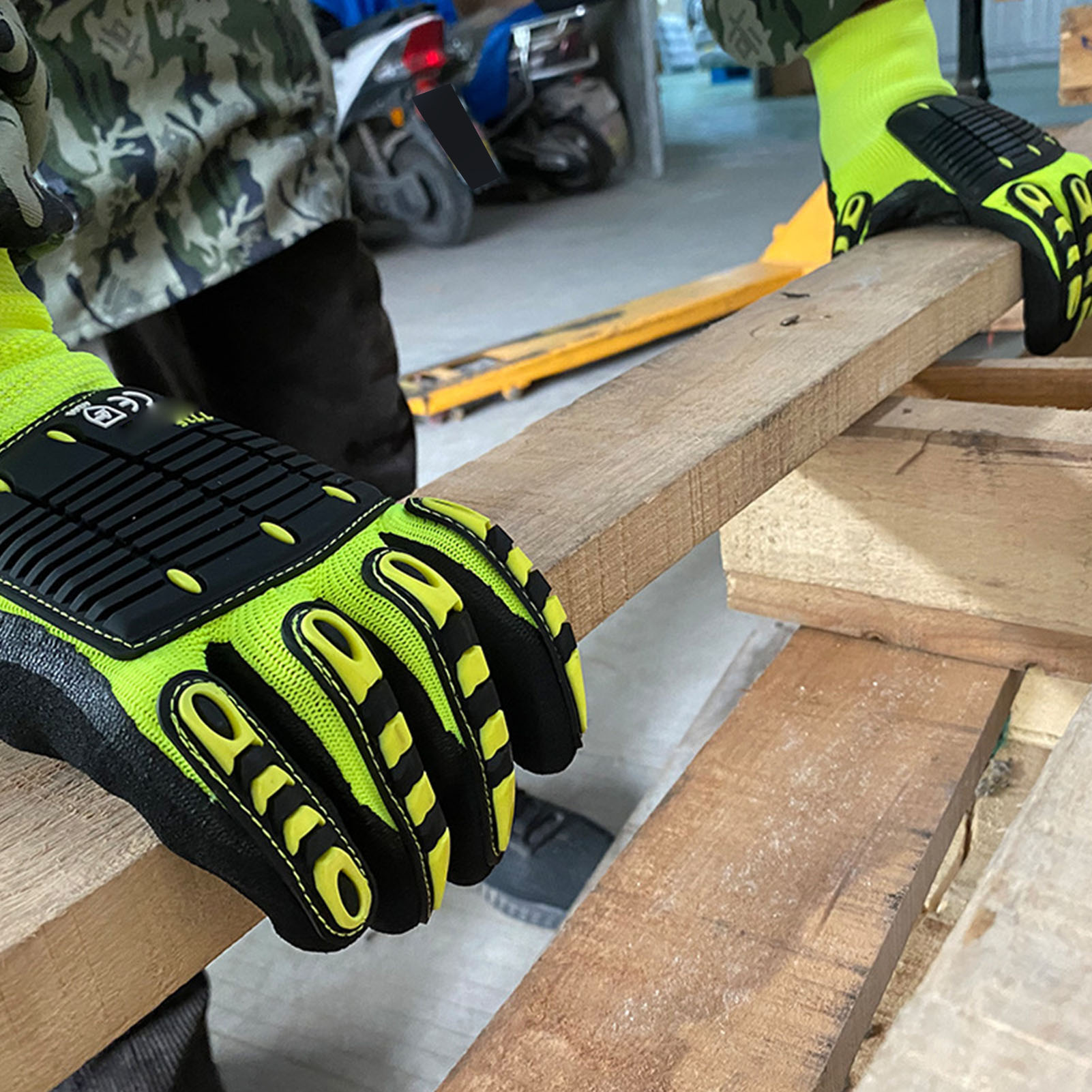 セキュリティ作業用手袋 耐切創性 耐振動性 衝撃吸収性 耐衝 - Work Glove Impact のレビューと価格