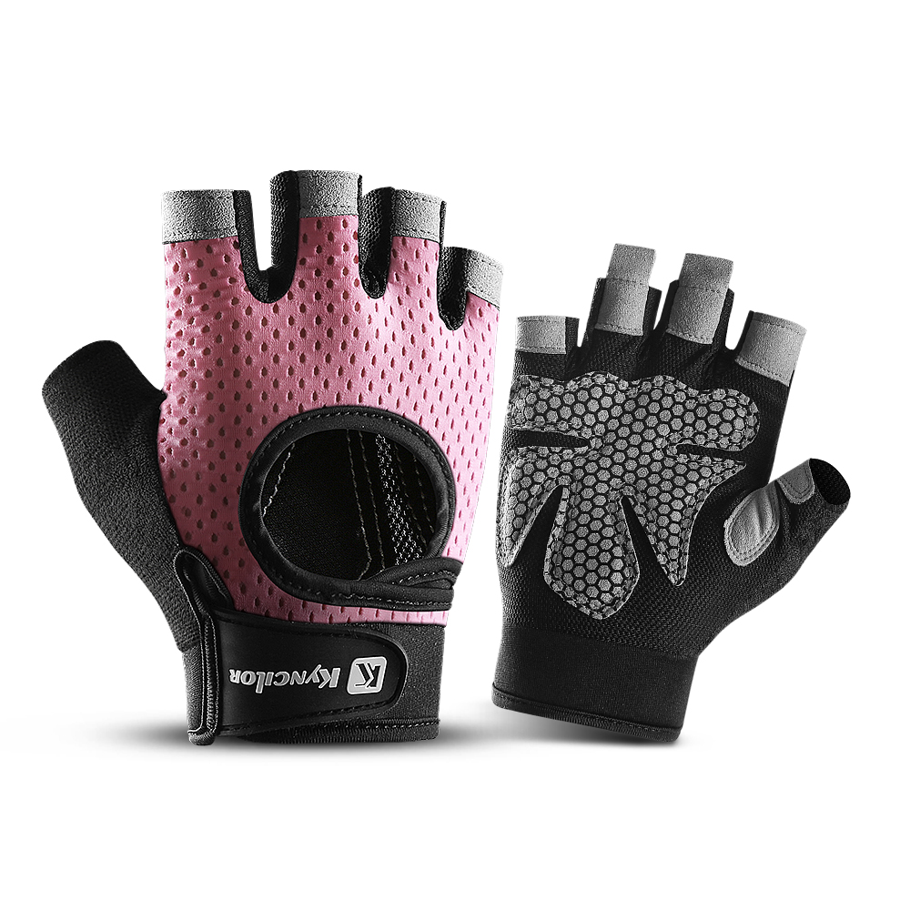 ハーフフィンガーグローブジムフィットネス滑り止め女性男性ゲル - Workout Glove Gym のレビューと価格
