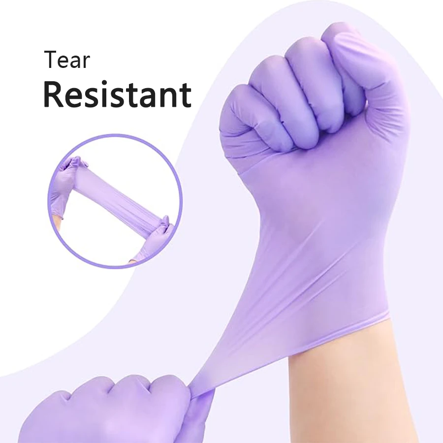 20～300個入り ニトリル製医療用手袋 使い捨て 紫色 ラ - Exam Glove Nitrile のレビューと価格