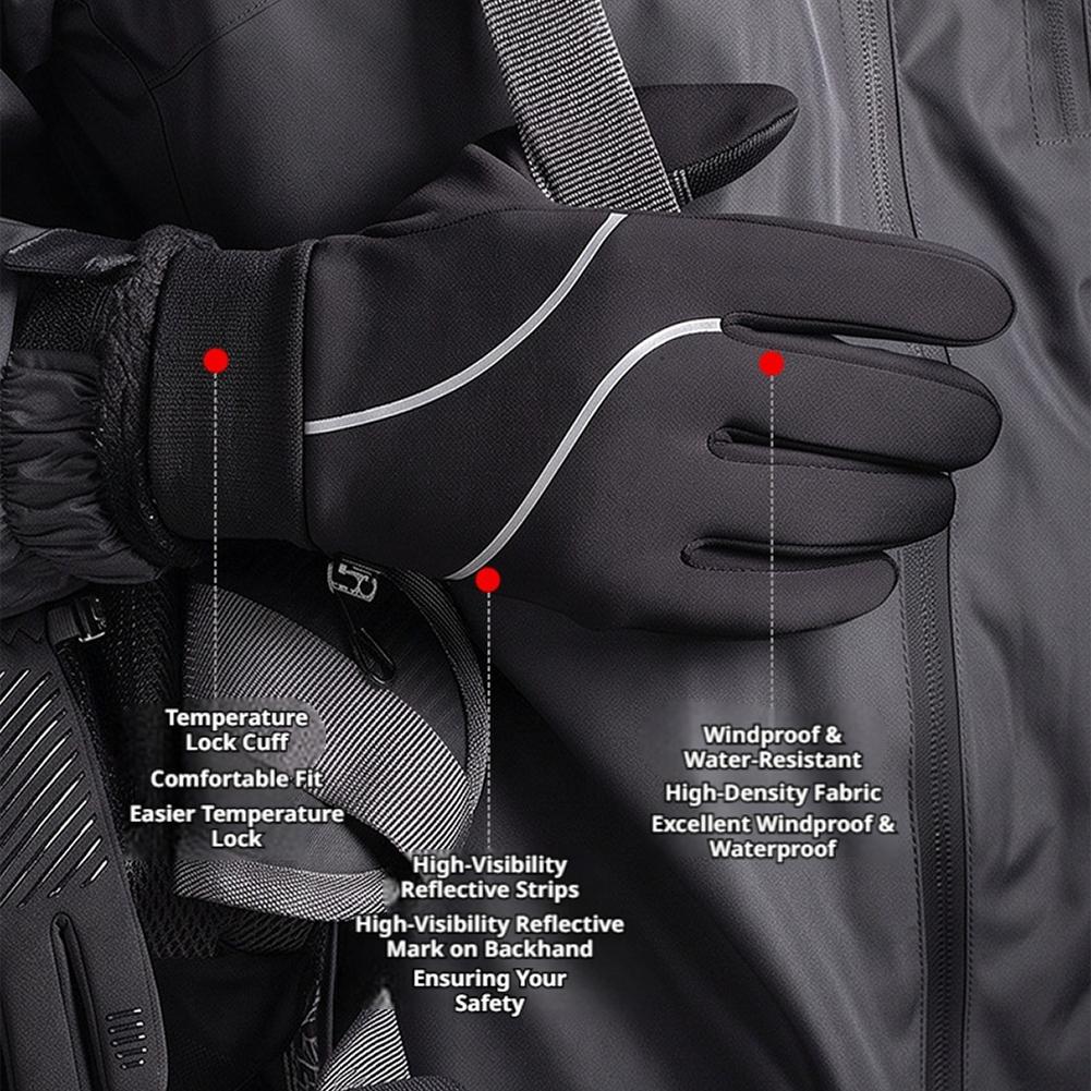 充電式ヒーター内蔵手袋。冬用、フリース素材、タッチスクリーン - Heat Resistant Glove のレビューと価格