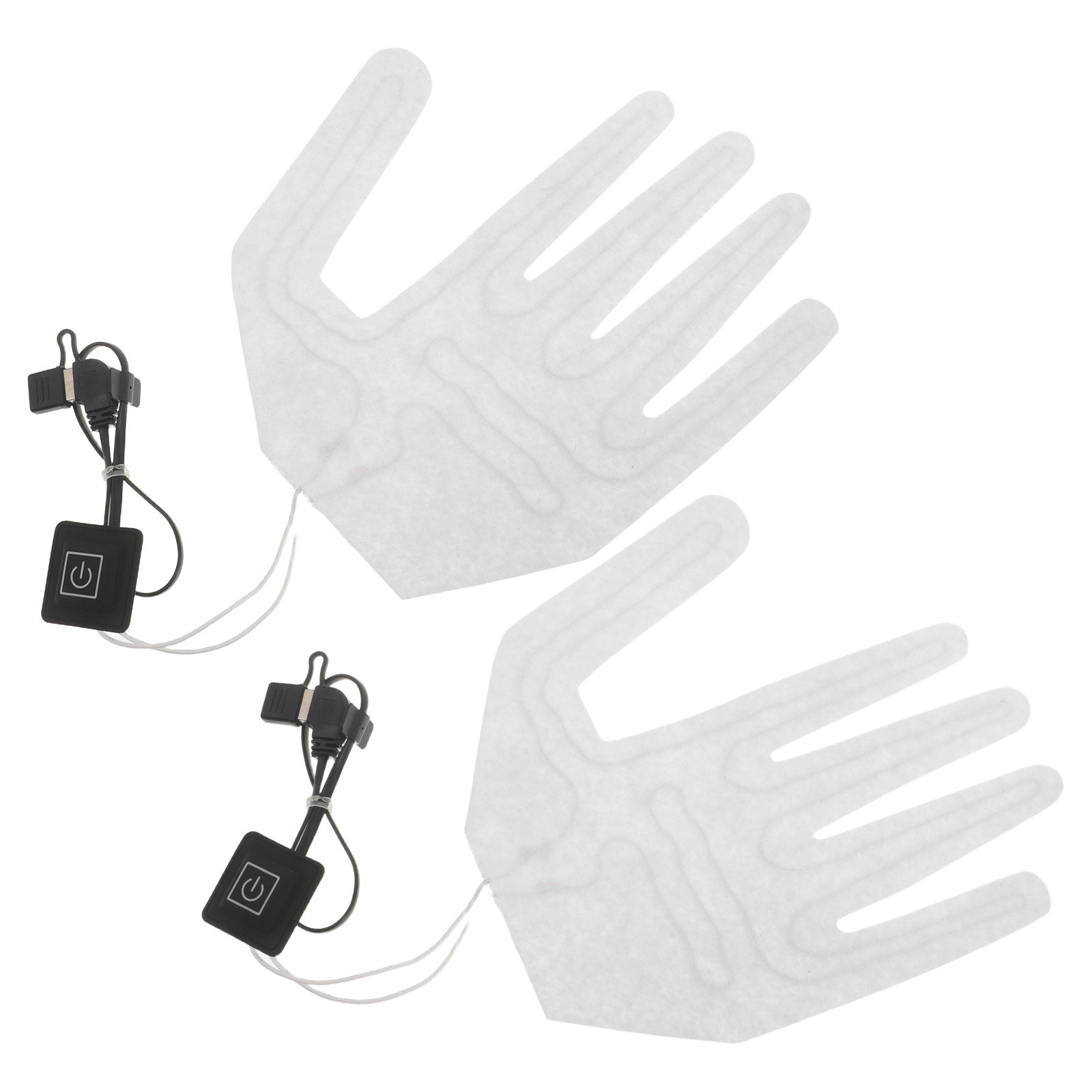 充電式ヒーター内蔵グローブ用パッド2個セット。スキーやサイク - Cycling Glove Padded のレビューと価格