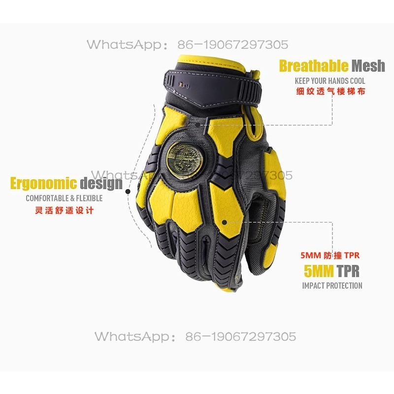 耐切創性PVC、耐摩耗性TPRパッチ、メカニカルタッチスクリ - Cut Resistant Glove のレビューと価格
