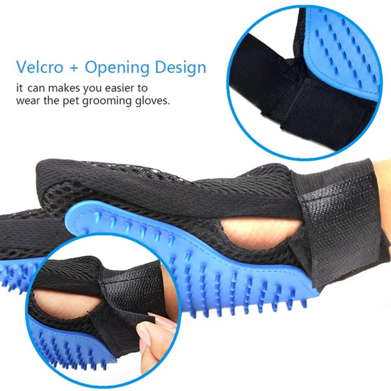 ペットグルーミンググローブ シリコンブラシ マッサージ 脱毛 - Rubber Glove Cleaning のレビューと価格
