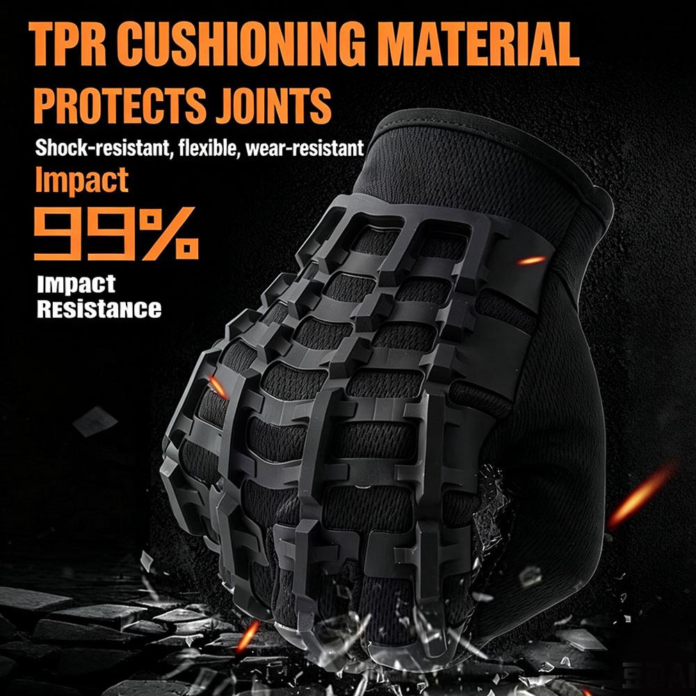 タクティカルグローブ タッチスクリーン対応 バイク用ライディ - Work Glove Impact のレビューと価格