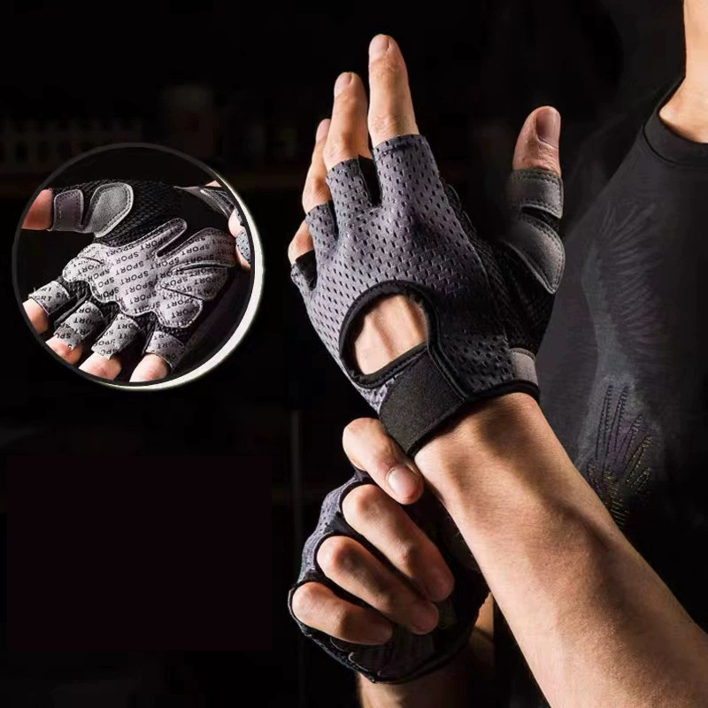 夏手袋フィットネス通気性日焼け防止サイクリングハーフフィンガ - Workout Glove Gym のレビューと価格