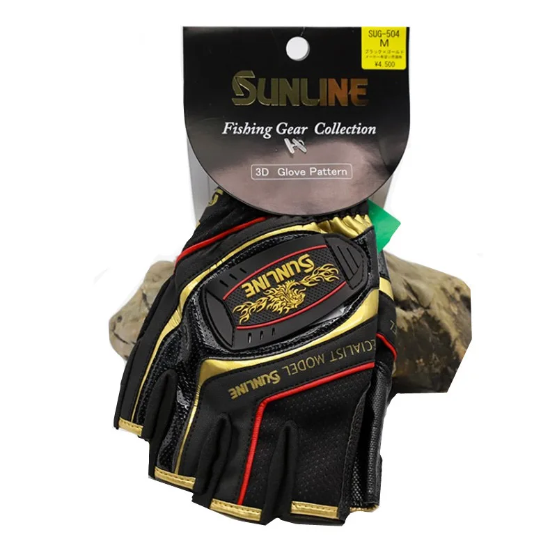 2023 新サンライン男性革アンチスリップ 3/5 ハーフフ - Cycling Glove Padded のレビューと価格