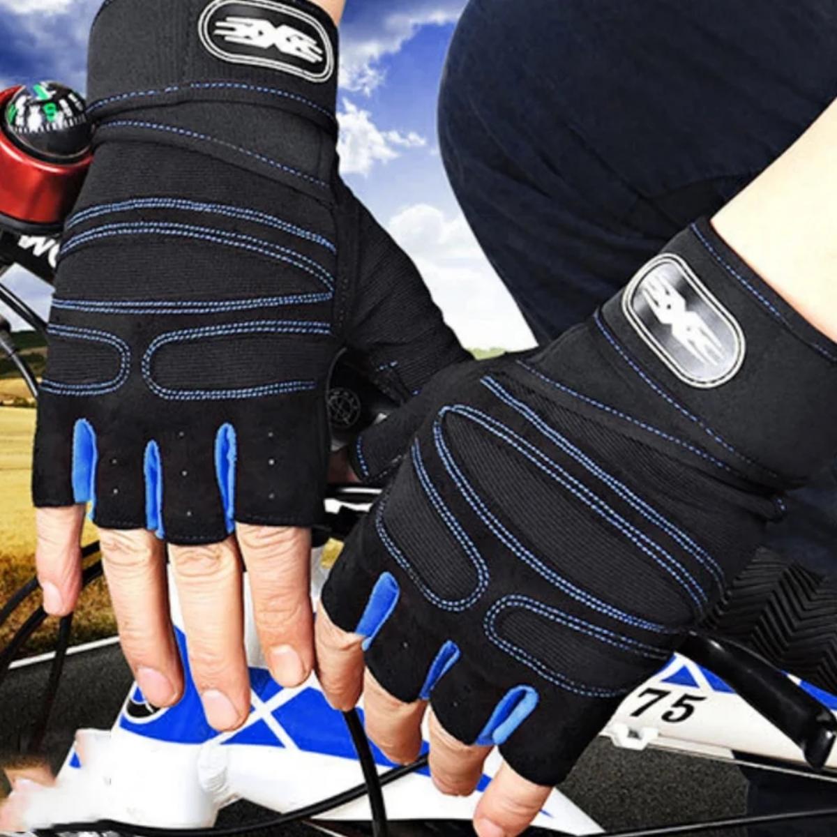 フィットネス重量挙げリストバンド手袋ジム手袋男性女性ボディビ - Workout Glove Gym のレビューと価格