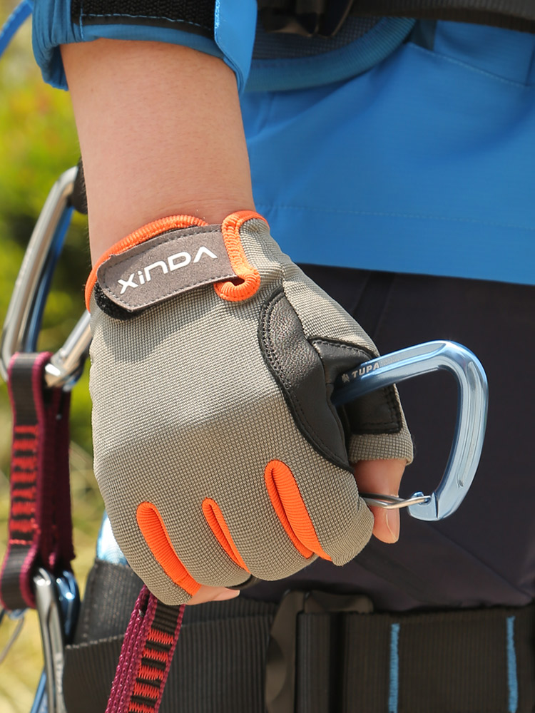 屋外戦術トレーニングハーフフィンガーグローブ、耐摩耗性、ロッ - Cut Resistant Glove のレビューと価格