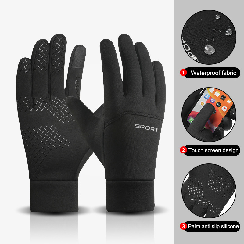 新しい冬のアウトドアスポーツランニンググローブ暖かいタッチス - Magic Touch Glove のレビューと価格